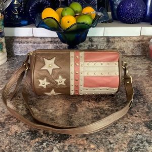 Sharif Leather Shoulder Bag